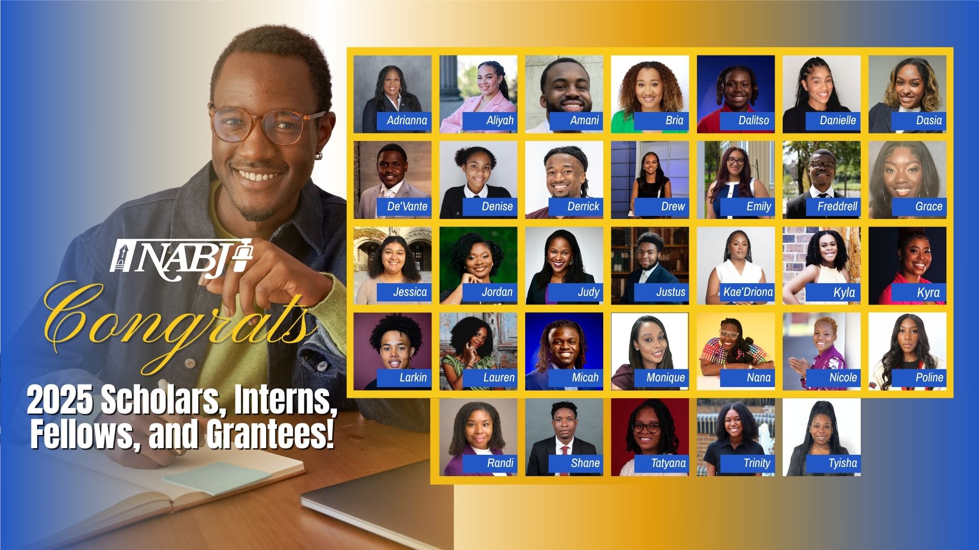#NABJ25 Scholars, Intens, Fellows (1)